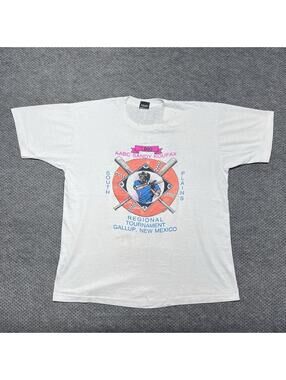 Vintage 1990S Sandy Koufax South Plains Regional Tournament T-Shirt XL RARE MENS